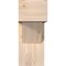 Ekena Millwork Traditional Block Smooth Bracket w/ Offset Brace, Douglas Fir, 7 1/2"W x 18"D x 18"H BKT0806X18X18TRA05SDF - alternate 4